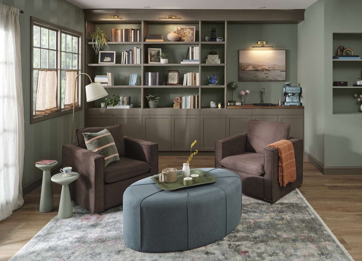 Краска Valspar - Warm Eucalyptus 1