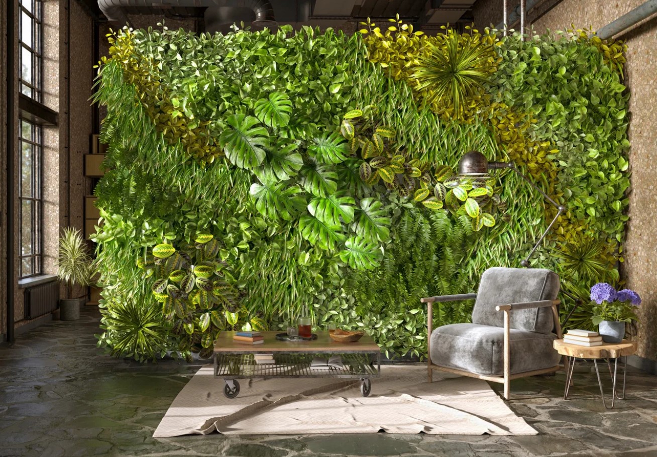 Живая стена как экосистема: как living walls превращают здания в природные среды